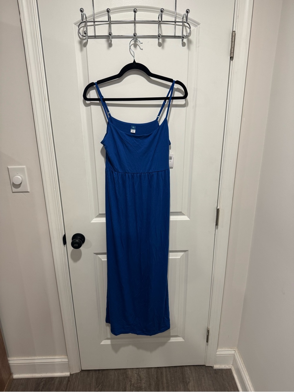 Old Navy Royal Blue Maxi Dress with Spaghetti Straps